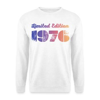 Vintage 1976 - Unisex Pullover - Weiß - Vorne