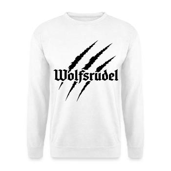 Wolfsrudel - Unisex Pullover - Weiß - Vorne