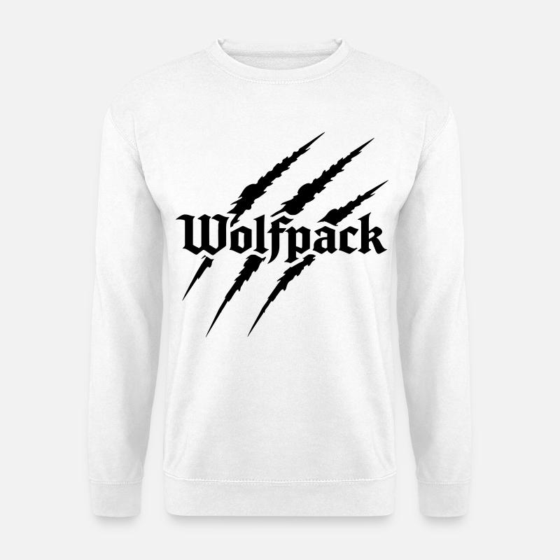 Wolf pack - Unisex Sweatshirt - white