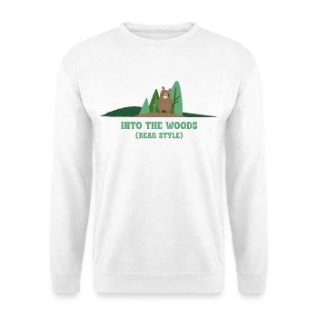 Into the Forest: Bear Style - Unisex Sweatshirt - white - Front