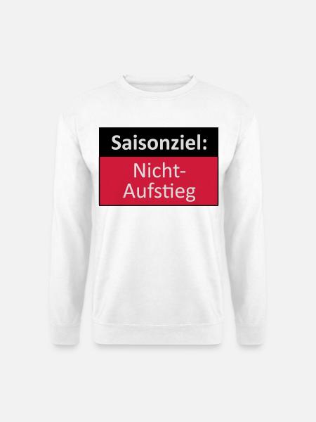 Aufstieg / Nichtaufstieg - Unisex Pullover - Weiß