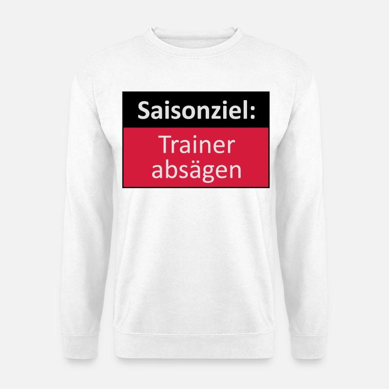 Trainer absägen - Unisex Pullover - Weiß
