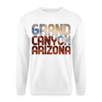 Grand Canyon Arizona Nationalpark - Unisex Pullover - Weiß - Vorne