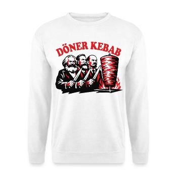 Döner Kebab - Marx, Engels, Lenin - Fast Food - Unisex Sweatshirt - white - Front