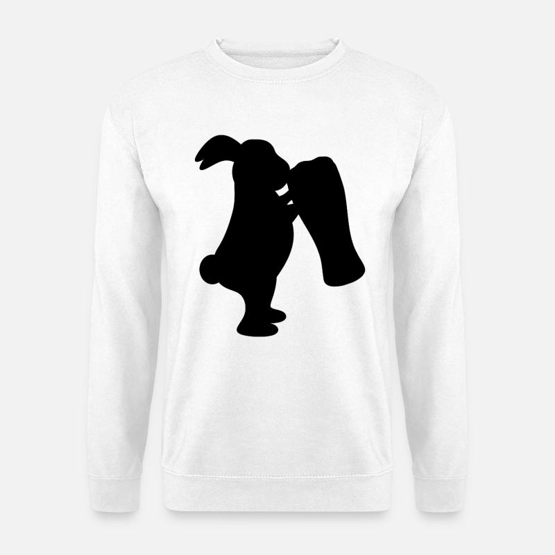 Beer Bunny Easter Bunny - Unisex Sweatshirt - white