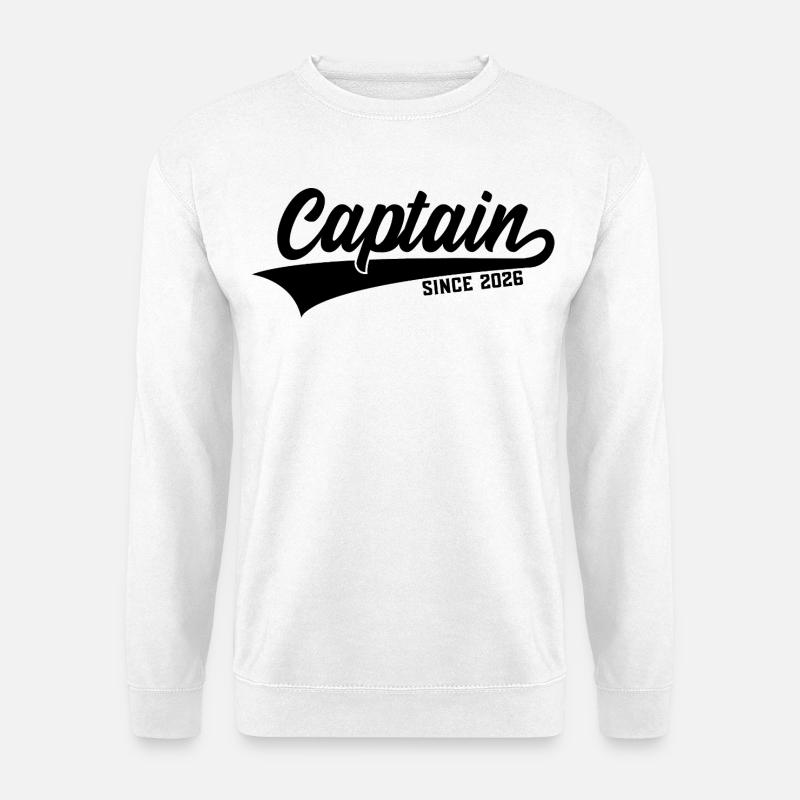CAPTAIN 2026 CAPTAIN SINCE 2026 - Unisex Sweatshirt - white