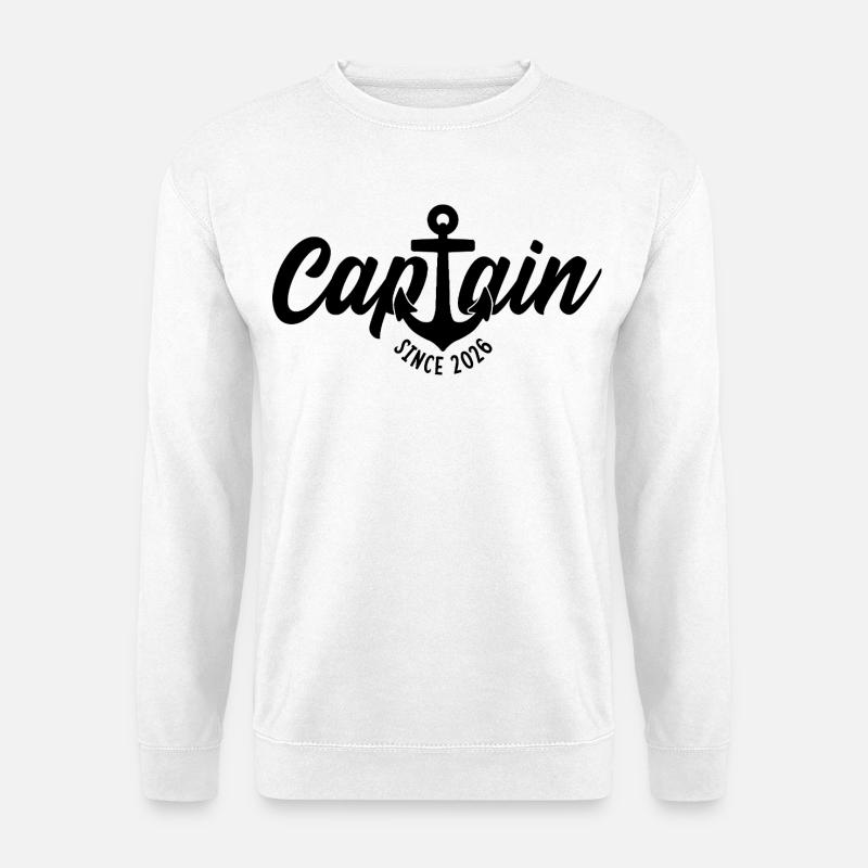 CAPTAIN SINCE 2026 - Unisex Sweatshirt - white