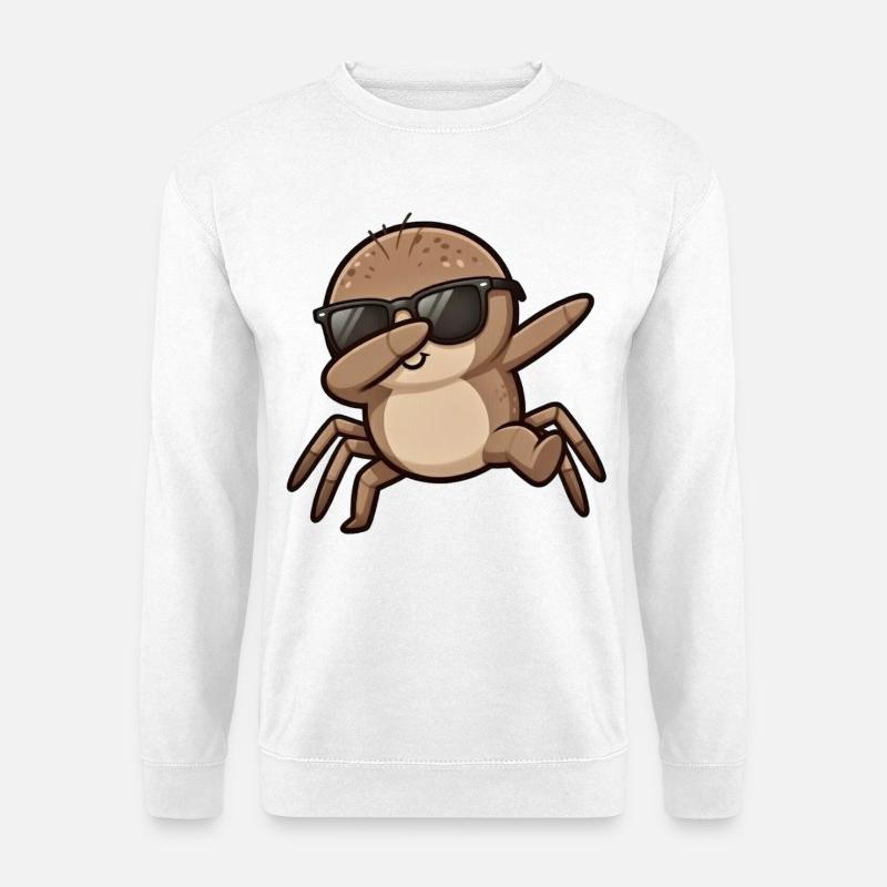 Dabbing Spider - Unisex Sweatshirt - white