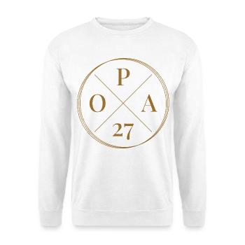 Grand-père 27 ans - Sweat-shirt Unisexe - blanc - Devant