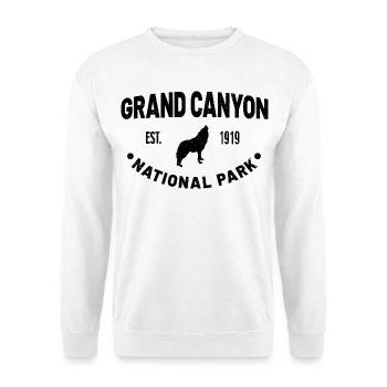 Grand Canyon Nationalpark gegründet 1919 - Unisex Pullover - Weiß - Vorne