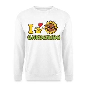 Garden Gardener Sunflower - Unisex Sweatshirt - white - Front