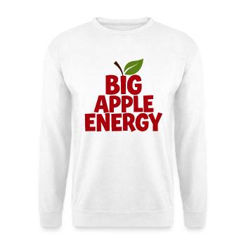 Big Apple Energy NYC New York City Lifestyle - Unisex Sweatshirt - white - Front