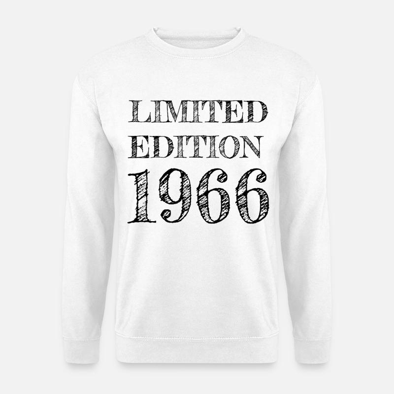 1966 Geburtsjahr - Unisex Pullover - Weiß