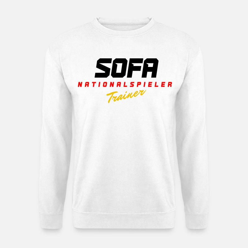 Sofa Nationalspieler - Unisex Pullover - Weiß