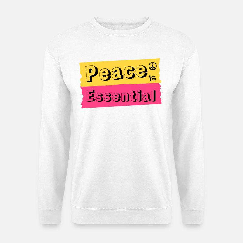 Peace is Essential - Unisex Sweatshirt - white
