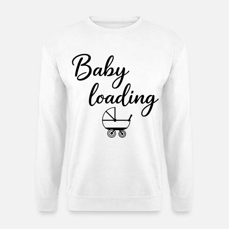 Baby loading - Unisex Pullover - Weiß