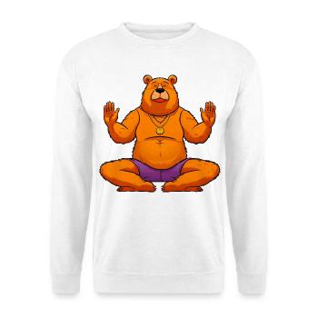 Yoga Bears - Unisex Sweatshirt - white - Front