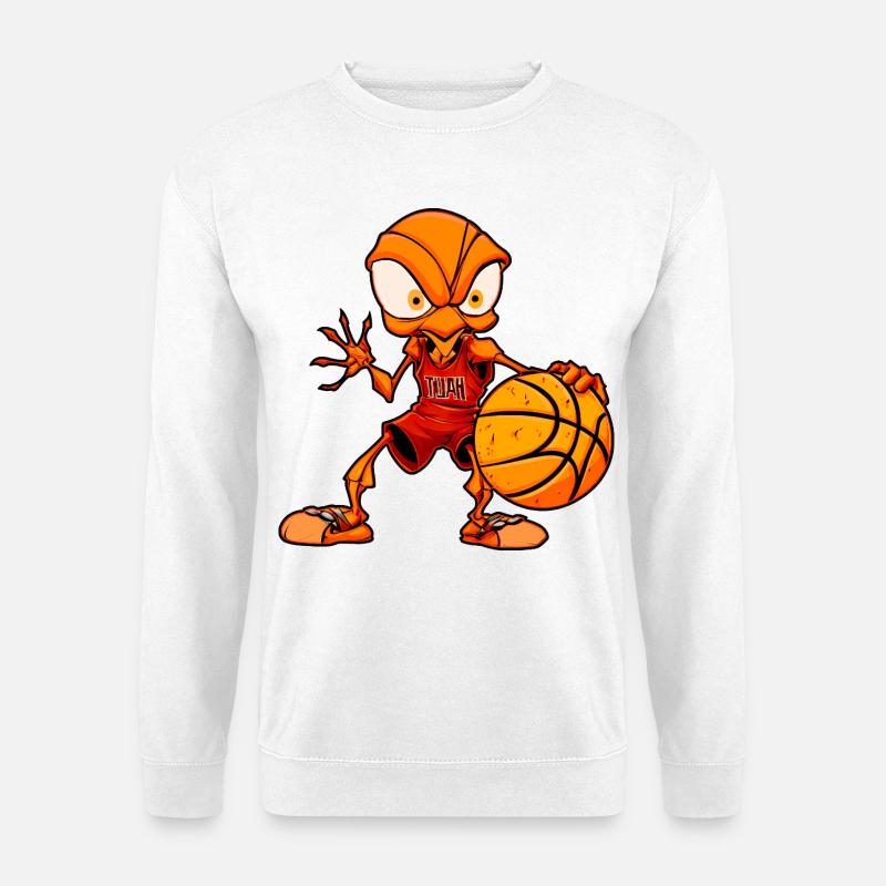 Basketball Ameisen - Unisex Pullover - Weiß