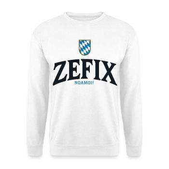 Cimier bavarois ZEFIX - Sweat-shirt Unisexe - blanc - Devant