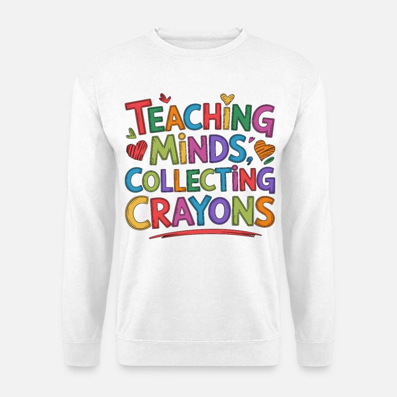 Elementary Teacher Teaching Minds Primary Teacher - Unisex Sweatshirt - white