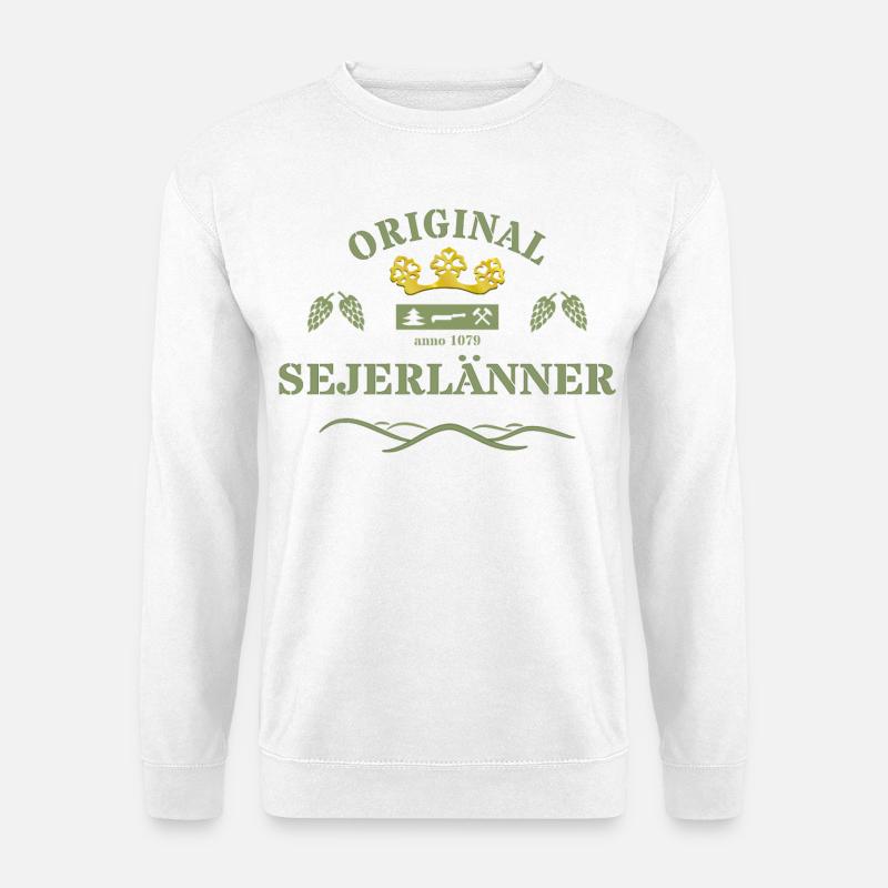 Original Sejerlänner Siegerländer  - Unisex Pullover - Weiß