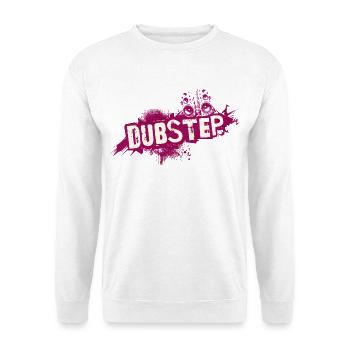 Dubstep graffiti grunge - Unisex Sweatshirt - white - Front