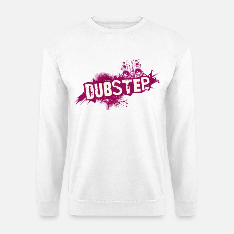 Dubstep graffiti grunge - Unisex Sweatshirt - white