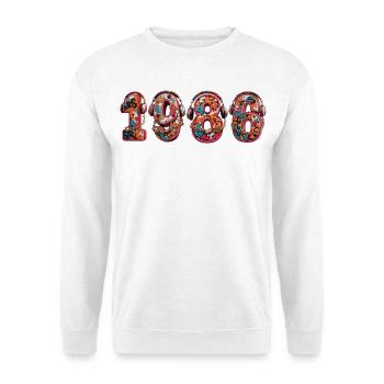Millésime 1986 - Sweat-shirt Unisexe - blanc - Devant