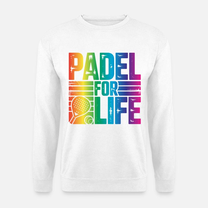 Padel for life - Unisex Pullover - Weiß