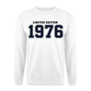 Édition limitée 1976 College Vintage Birthday - Sweat-shirt Unisexe - blanc - Devant