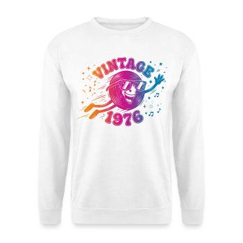 Vintage 1976 - Unisex Pullover - Weiß - Vorne