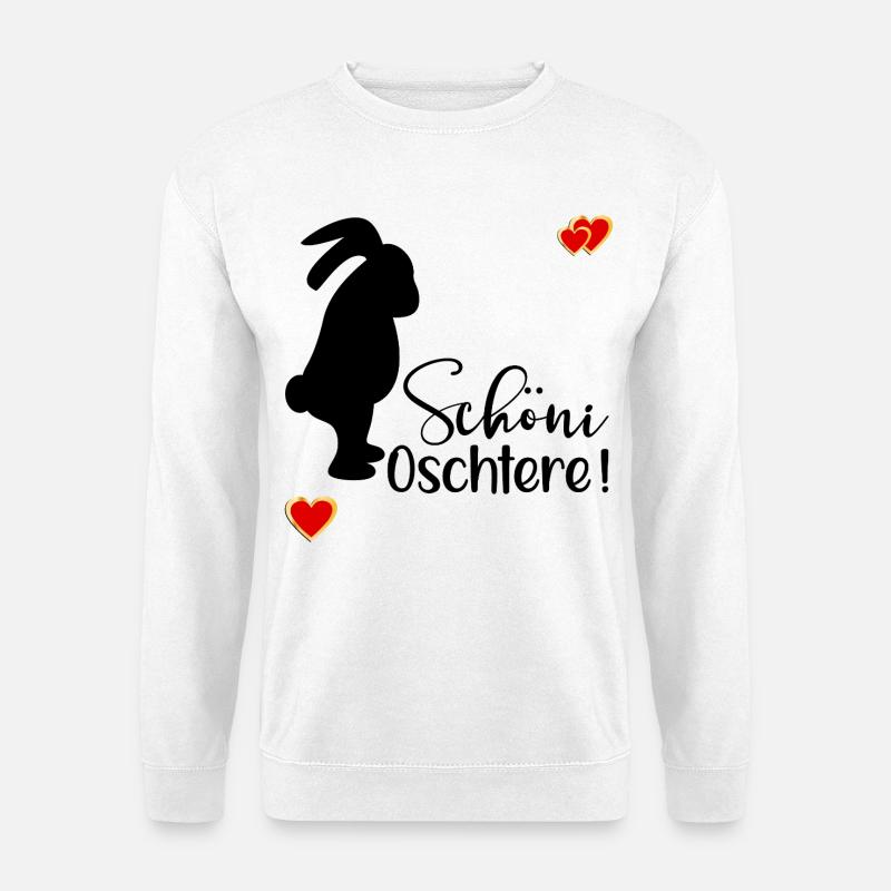 Schöne Ostern Schweiz - Unisex Pullover - Weiß