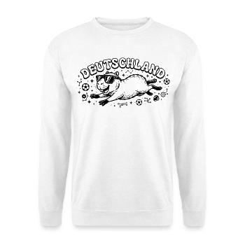 Deutschland Capybara - Unisex Pullover - Weiß - Vorne