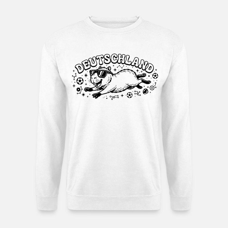 Deutschland Capybara - Unisex Pullover - Weiß