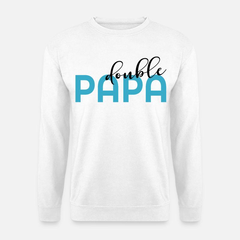 Vater von zwei Kindern - Unisex Pullover - Weiß