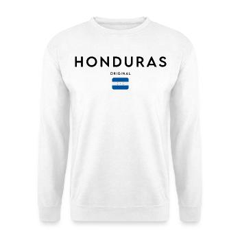 Flag of Honduras, elegant minimalist design - Unisex Sweatshirt - white - Front