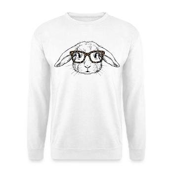 Cute Bunny - Unisex Sweatshirt - white - Front