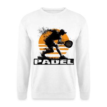 Padel - Unisex Pullover - Weiß - Vorne