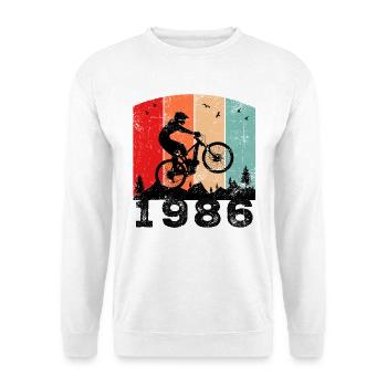 Millésime 1986 - Sweat-shirt Unisexe - blanc - Devant
