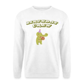 Birthday Crew - Unisex Sweatshirt - white - Front