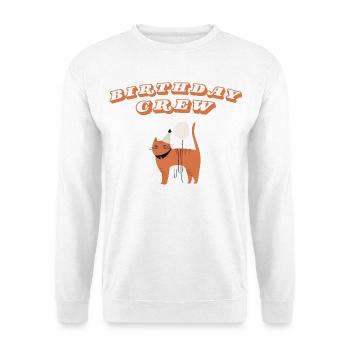 Birthday Crew - Unisex Sweatshirt - white - Front