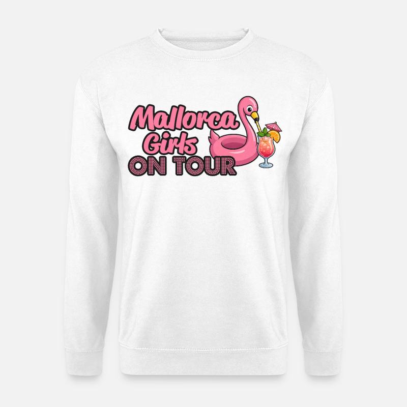 Mallorca, On Tour - Unisex Pullover - Weiß