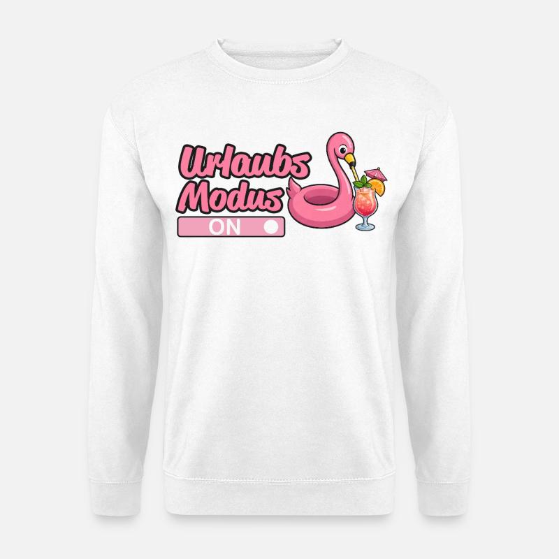 Urlaubsmodus, Urlaub - Unisex Pullover - Weiß