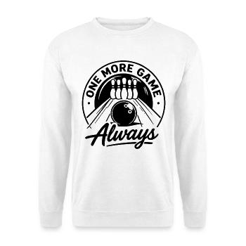 Un jeu de plus : toujours un sport de quilles - Sweat-shirt Unisexe - blanc - Devant