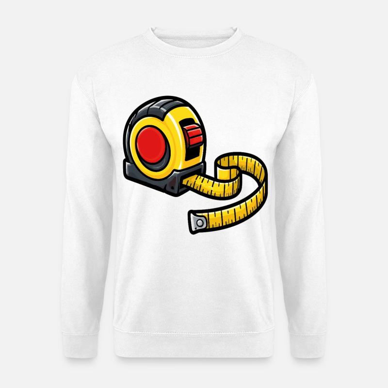 DIY-Maßbandwerkzeug - Unisex Pullover - Weiß