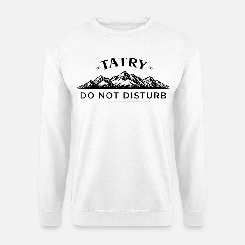 Tatry Nicht das Bergdesign stören - Unisex Pullover - Weiß