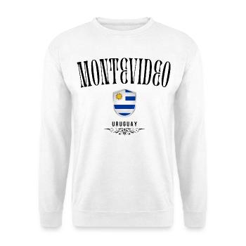 Souvenir Montevideo, elegant design Montevideo - Unisex Sweatshirt - white - Front