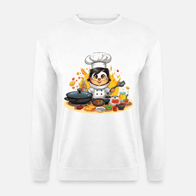 Kitchen Penguin Master Chef - Unisex Sweatshirt - white