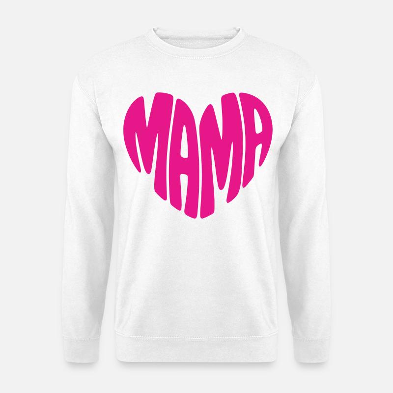 Mama Herz - Unisex Pullover - Weiß