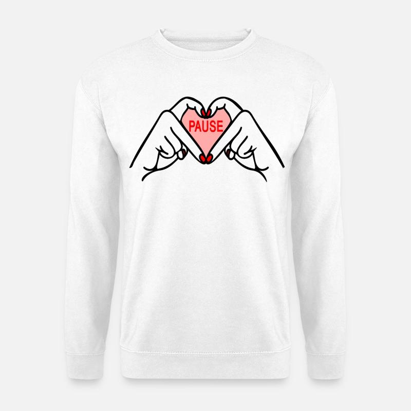 Take a break - Unisex Sweatshirt - white